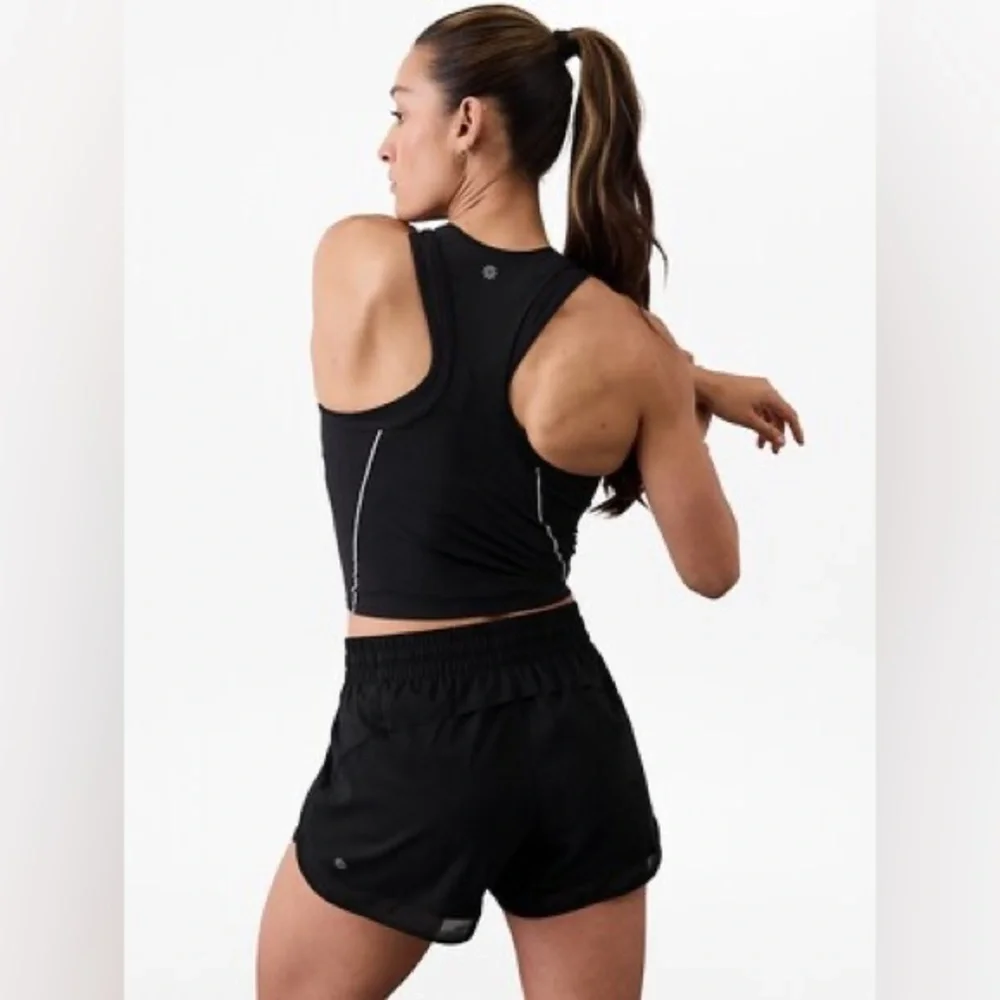 ATHLETA MESH RACER RUN 4” SHORTS - Picture 4 of 12